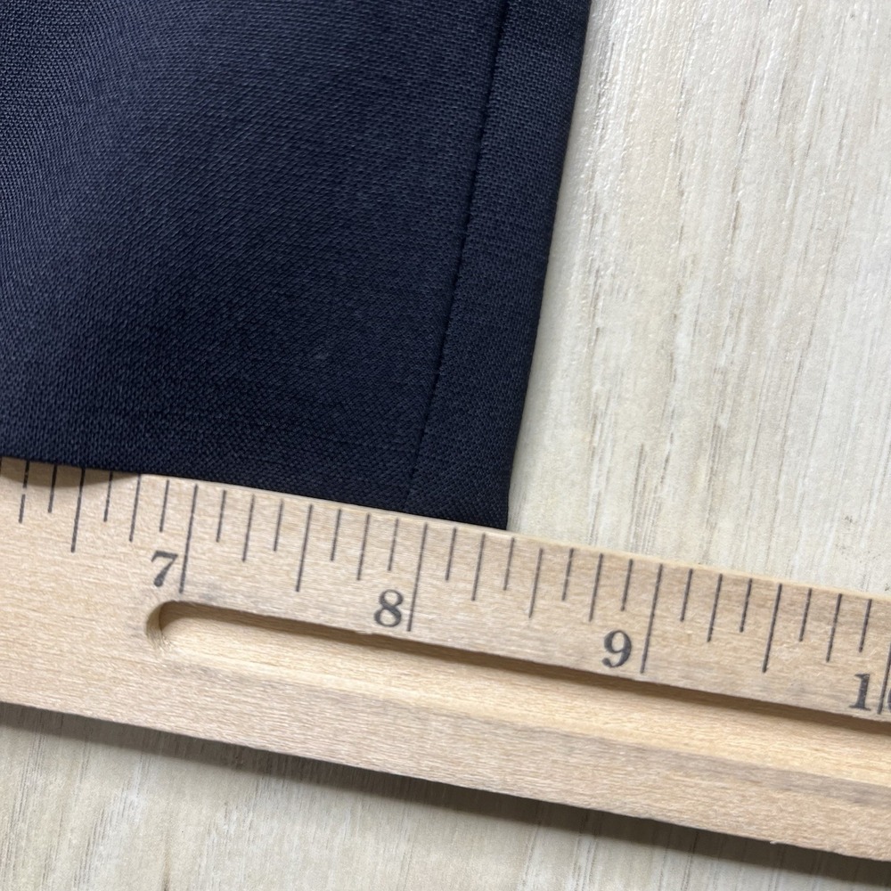 Hugo Boss Mens 2 Piece Suit Solid Navy Blue Wool Jacket Pants 38R 34 X 31 Luxury - Picture 15 of 16